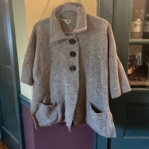 Heavy Carolyn eve large sweater/jacket